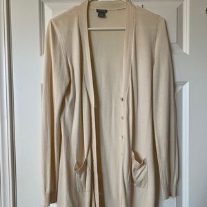 Cream Ann Taylor Cardigan